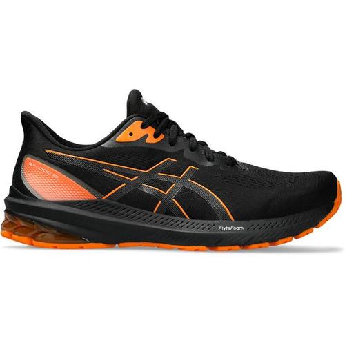 ASICS Herren Laufschuhe GT-1000 12 GTX, Größe 48 in BLACK/BRIGHT ORANGE