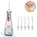 1 pcs Water Flosser 3 Modes 350ML Cordless Dental Oral Irrigator 3 Modes IPX6 Waterproof with Travel Bag Rechargeable Waterproof Teeth Cleaner for Home and Travel