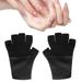 UV Protection Gloves for Gel Nails Lamp - Gloves for Nail Lamp Light Protection - Black Nail Manicure UPF 50+ Skin Care Gloves for Nails Gel Nails Nail Arts Manicures