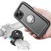 Metal Bike Phone Mount - Bicycle Motorcycle Handlebar Cell Phone Holder for iPhone 13 with Waterproof Case