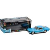Diecast 1968 Ford Mustang Fastback Sierra Blue Ford Rainbow Of Colors - West Coast USA Special Edition Mustang 1/18 Diecast Car Model by Greenlight