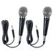 Handheld Microphone 2pcs Wired Dynamic Microphones Portable Dynamic Mic System With 10ft Cable 1/4 Inch Socket for Karaoke Speaker Amp Mixer Speech