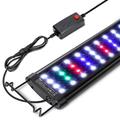 AQQA Aquarium Light Full Spectrum LED Fish Tank Lights 12 -54 Adjustable Multi-Color White Blue Red Green LEDs with Extendable Brackets 14W-31W for Freshwater Plants 14W(12 -18 )