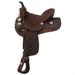 Tough 1 Western Saddle King Series Synthetic Trail 14 Brown KS32