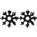 Gifts for Men - 18-in-1 Snowflakes Multi-Tool Gadgets for Men Christmas Gifts Cool Tools Small Gifts for Men Dad(2Pack)