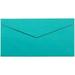 monarch colored envelopes - 3 7/8 x 7 1/2 - sea blue recycled - 25/pack