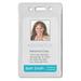 Advantus 75451 Proximity Id Badge Holder Vertical 2 3/8W X 3 3/8H Clear 50/Pack