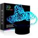 Christmas Gift Tiger 3D Illusion Lamp Night Light 7 Color Changing Touch Switch Table Desk Decoration Lamps Birthday Present Xmas Toys Gifts for Tiger Fans Lover