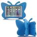 ipad2/3/4 Kids Case ipad2/3/4 3D Cute Butterfly Case for Kids Light Weight EVA Stand Shockproof Rugged Heavy Duty Kids Friendly iPad Cover for Girl ipad2/3/4 (Blue)