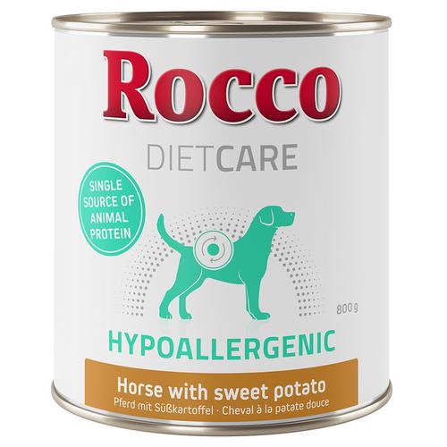 12x 800g Diet Care Hypoallergen Pferd Rocco Hundefutter nass