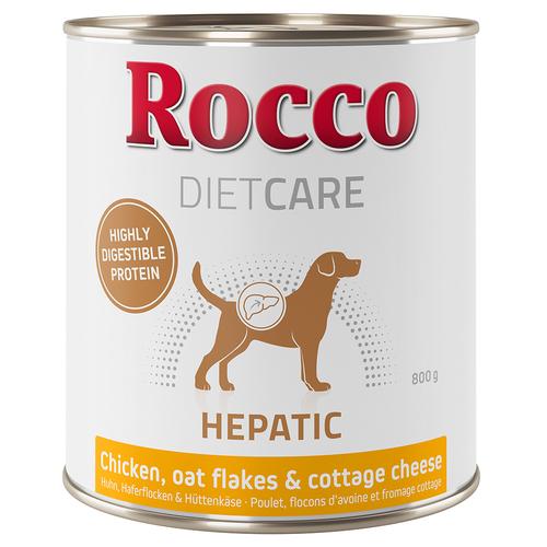 6x 800g Diet Care Hepatic Huhn mit Haferflocken & Hüttenkäse Rocco Hundefutter nass