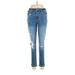 Arizona Jean Company Jeggings - Mid/Reg Rise: Blue Bottoms - Women's Size 11