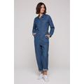 Jumpsuit SOCCX Gr. M, Normalgrößen, blau (authentic blue) Damen Overalls