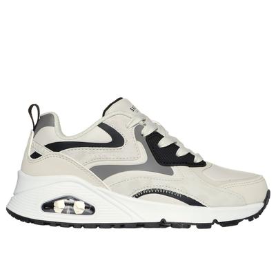 Skechers Boy's Uno Gen1 - Color Surge Sneaker | Size 3.0 | Natural | Synthetic/Textile