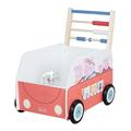 roba Bully-Schiebebus Peppa Pig für Kinder - Lauflernwagen / Puppenwagen aus Holz mit Spielfunktionen - Lauflernhilfe für Mädchen & Jungen - ab 12 Monaten…