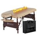 Master Massage 71cm Del Ray Therma Top™ Portable Massage Table Adjustable Heating Top Massage Couch Package with Accessories- for Use as a Tattoo Bed, Lash Table