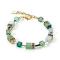 Coeur De Lion Geocube Iconic Precious Green Bracelet, Textille