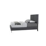 Global Furniture USA King Low Profile Standard Bed Upholstered/Polyester in Gray | 54.5 H x 79.33 W x 87 D in | Wayfair ENZO-DARK GREY-KB