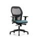 Inbox Zero Ergonomic Task Chair Upholstered in Green/Gray/Blue | 44.25 H x 26.5 W x 26.5 D in | Wayfair A04B4042D33D4C5C9FECACEFA2E23D9D