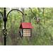 Kingsyard Suet Feeder w/ Weatherproof Roof, All , Two Suet Capacity, Outdoor Cage Bird Feeder For Wild Bird in Red | 8 H x 5 W x 6.4 D in | Wayfair