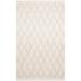 White 158 x 32 x 0.4 in Area Rug - Foundry Select Sharnia Cotton Indoor/Outdoor Area Rug Metal | 158 H x 32 W x 0.4 D in | Wayfair