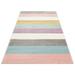 Pink 91 x 63 x 0.4 in Area Rug - Harriet Bee Rectangle Heslar Cotton Indoor/Outdoor Area Rug Cotton | 91 H x 63 W x 0.4 D in | Wayfair