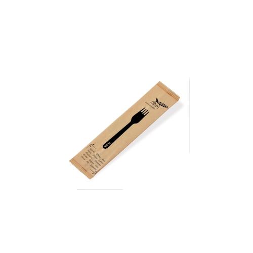 VEPATIM 500x BIO-Nature Holzgabel Gabel aus Holz einzeln hygienisch verpackt 16cm