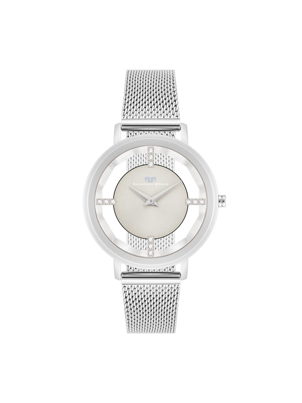 Rhodenwald & Söhne Quarzuhr Damen silber, ONE SIZE Image