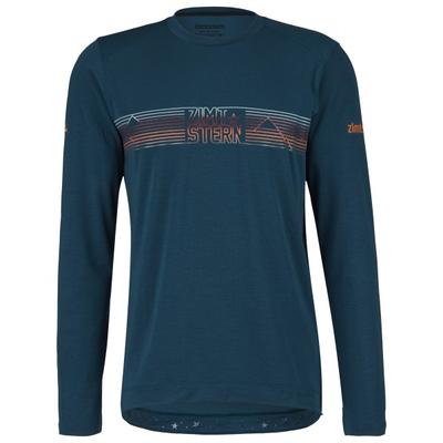 Zimtstern - Trailflowz Shirt L/S - Longsleeve Gr XXL blau Image