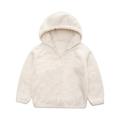 hoksml Children s Fleece Hooded Wool Coat Sweater Zipper Shirt Tops Boys Girls Casual Warm Jacket On Clearance