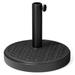 Crestlive Products 40 lbs Black Patio Cantilever Umbrella Base Square Stand