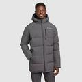 Eddie Bauer Men's Winter Coat Glacier Peak Seamless Stretch Down Parka Jacket - Grey - Size XL