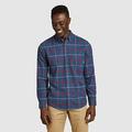 Eddie Bauer Men's Eddie's Favorite Flannel - Plaid - Heather Indigo - Size XXL