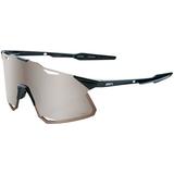 100% Hypercraft Sunglasses - Matte Black Soft Gold Mirror Lens