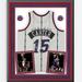 Vince Carter Toronto Raptors Autographed Deluxe Framed Mitchell & Ness White Replica Jersey
