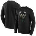 "Sweat-shirt ras du cou graphique Milwaukee Bucks Fade - Hommes"