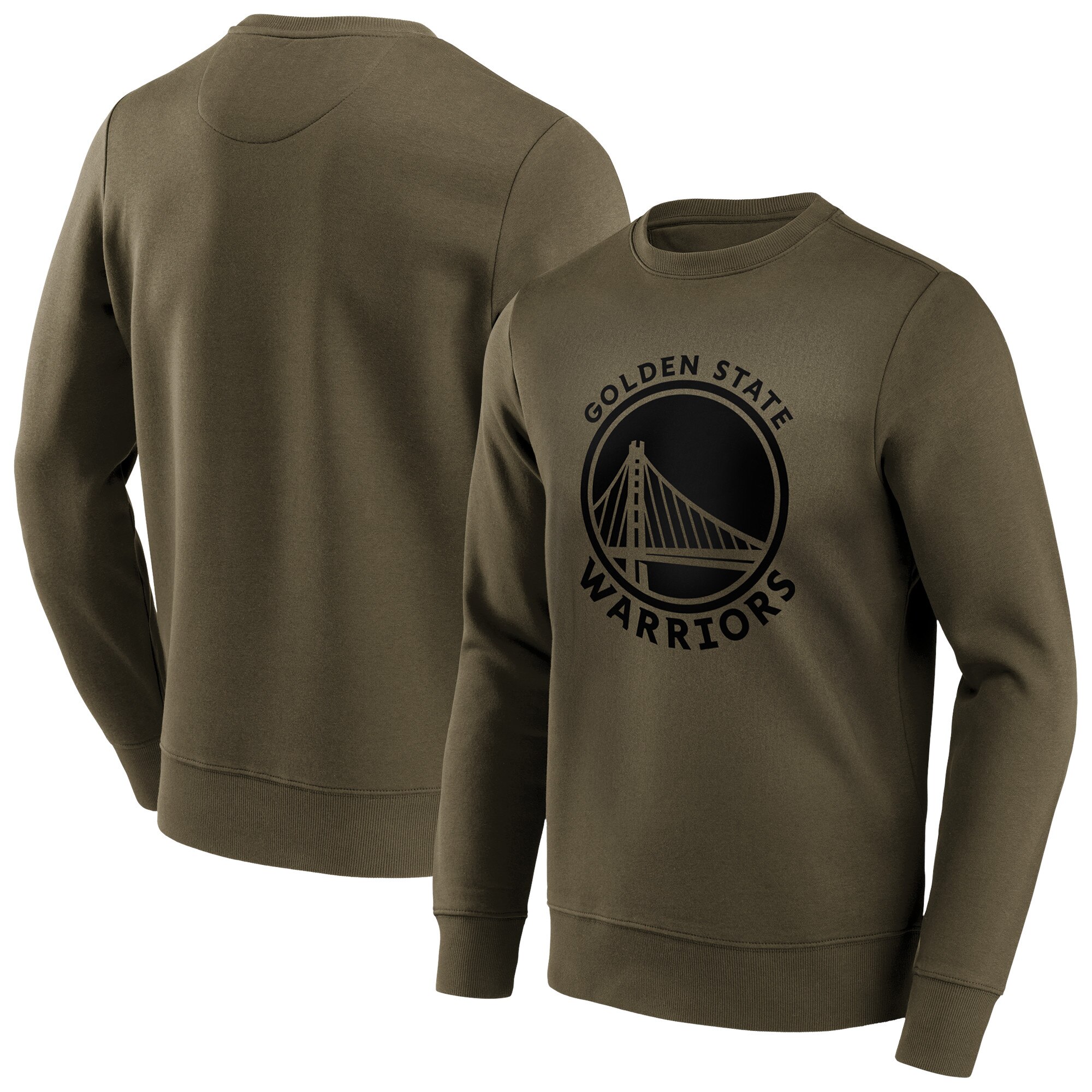 Golden State Warriors Fanatics Branded Fashion Preferred Logo Rundhals-Sweatshirt - Herren Image