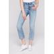 Slim-fit-Jeans SOCCX Gr. 28, Normalgrößen, blau Damen Jeans Röhrenjeans