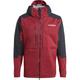 adidas Terrex Herren Xploric Rain Jacke (Größe L, rot)