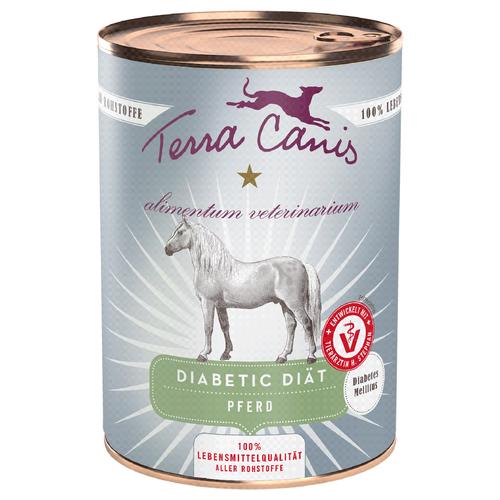6x 400g Terra Canis Alimentum Veterinarium Diabetic Diät Pferd Hundefutter nass