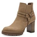 Tamaris Damen Ankle Boots, Frauen Stiefeletten,TOUCHit-Fußbett,reißverschluss,Stiefel,Bootee,Booties,halbstiefel,Kurzstiefel,Camel,37 EU