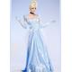 Delights Womens Long Blue Princess Classic Cinderella Costume M (UK 10-12)