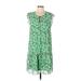 19 Cooper Casual Dress: Green Dresses - Women's Size Large