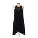 Madewell Casual Dress - A-Line High Neck Sleeveless: Black Solid Dresses - Women's Size X-Small