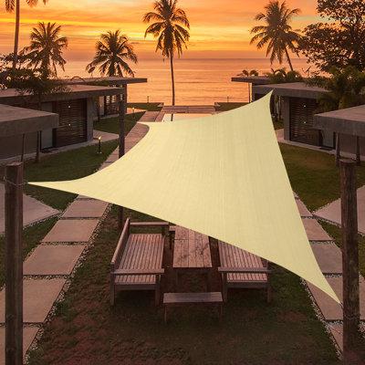 Artpuch Customize Rectangle Patio Shade Sail Pool Garden Yard Lawn Carport Cover Canopy | 144 W x 204 D in | Wayfair BWFAP-USCMSR1217H0