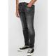 Slim-fit-Jeans ONLY & SONS "ONSWEFT REG. D. GREY 6458 JEANS VD" Gr. 36, Länge 32, blau (dark grey denim) Herren Jeans Slim Fit