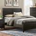 Winston Porter Gjylshah Panel Bed Wood in Gray | 52 H x 80 W x 85.25 D in | Wayfair ECD6FACDFC354CDAB619CC6C7CA041B8