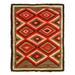 Red/White 76 x 59 x 0.25 in Area Rug - Isabelline Jakera Oriental Handmade Rectangle 6'4" x 4'11" /Wool Area Rug in Beige/Red/Beige /Wool | Wayfair