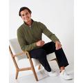 Crew Clothing French Rib Half Zip Sweatshirt