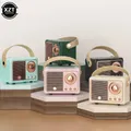 Mini haut-parleurs Bluetooth vintage sans fil radio FM vintage créative haut-parleurs portables